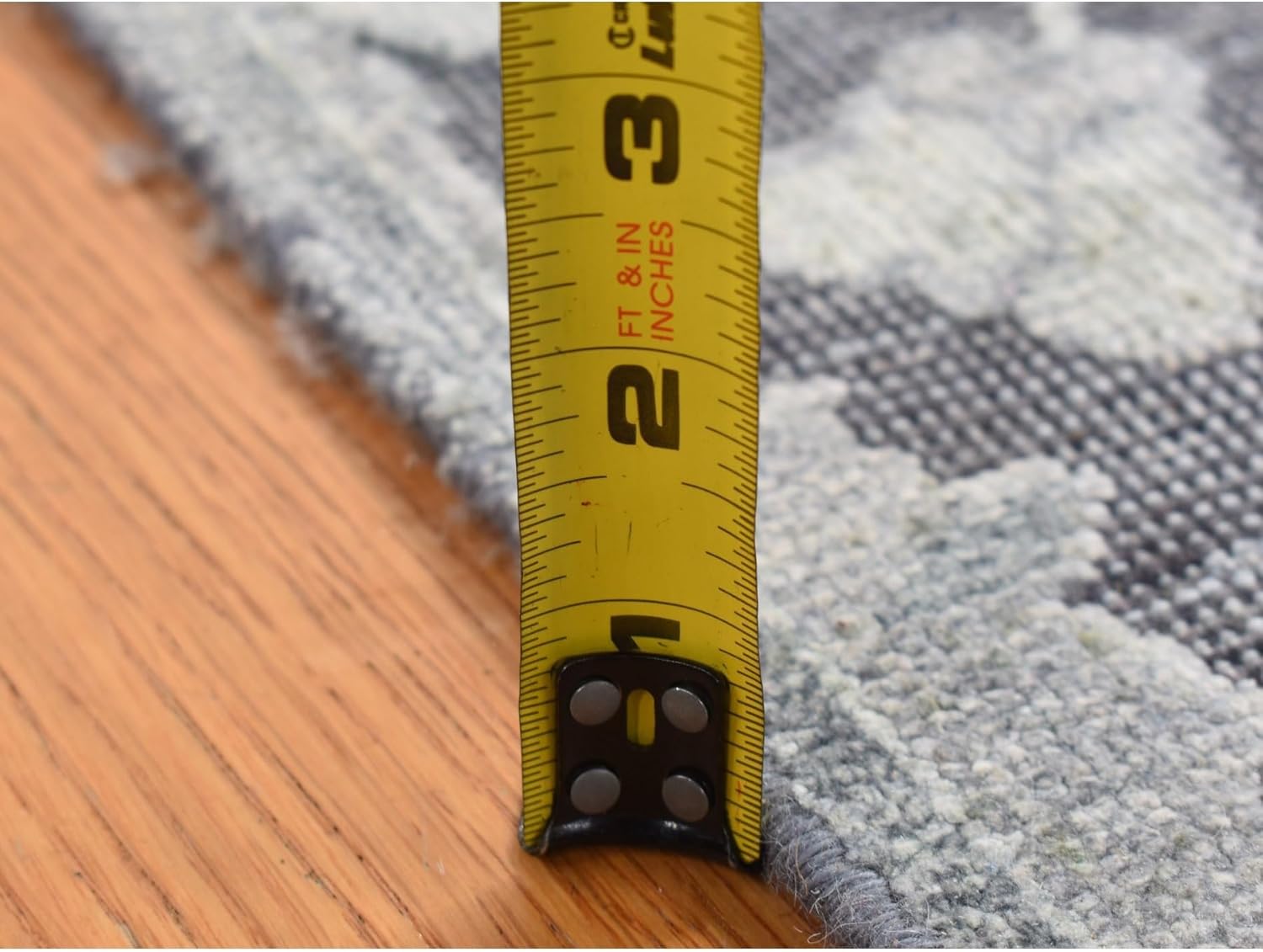 Nevada Gray Hand Knotted Oushak Influence Silk with Textured Wool Runner Oriental Rug (2'6"x11'10")