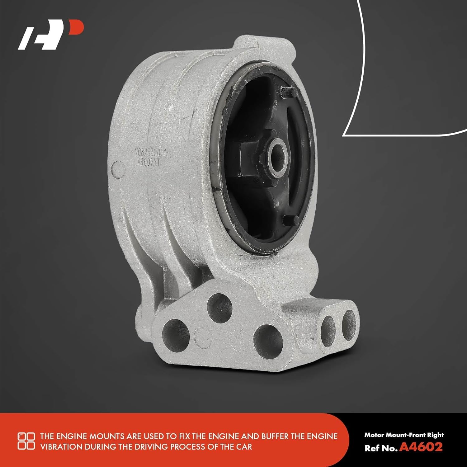 A-Premium 4PCS Engine Motor Mount and Transmission Mount Kit Compatible with Chrysler Sebring 2003-2004 & Mitsubishi Eclipse 2000-2005 & Dodge Stratus 2001-2005, 2.4L, Manual Transmission