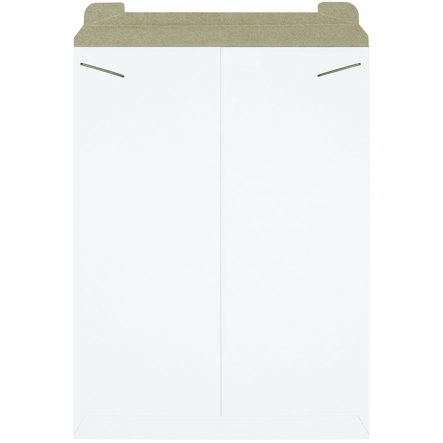 Partners Brand PRM11W Flat Mailers, 18" x 24", White (Pack of 50)