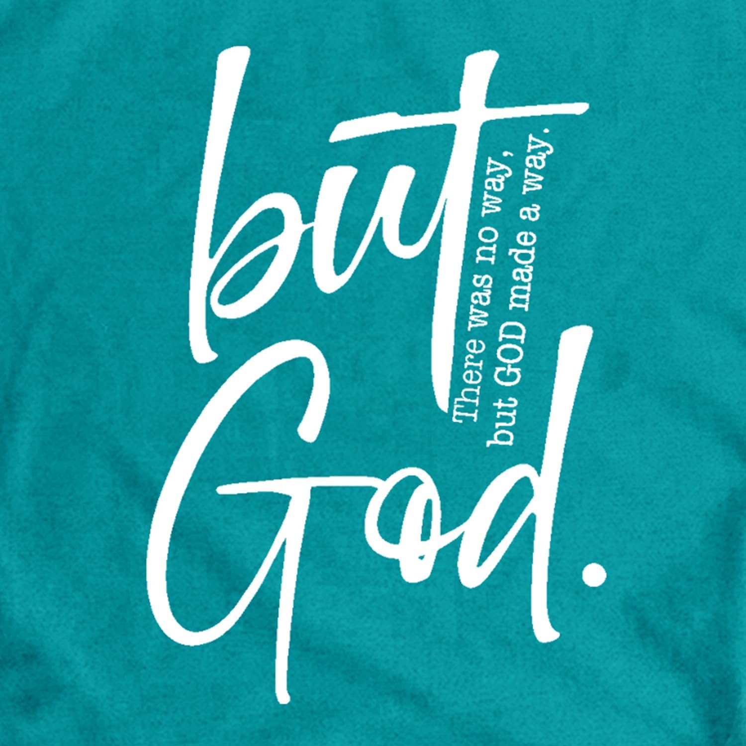Christian Shirts for Women Jesus Faith Religious T-Shirts But God Tees - Image 5