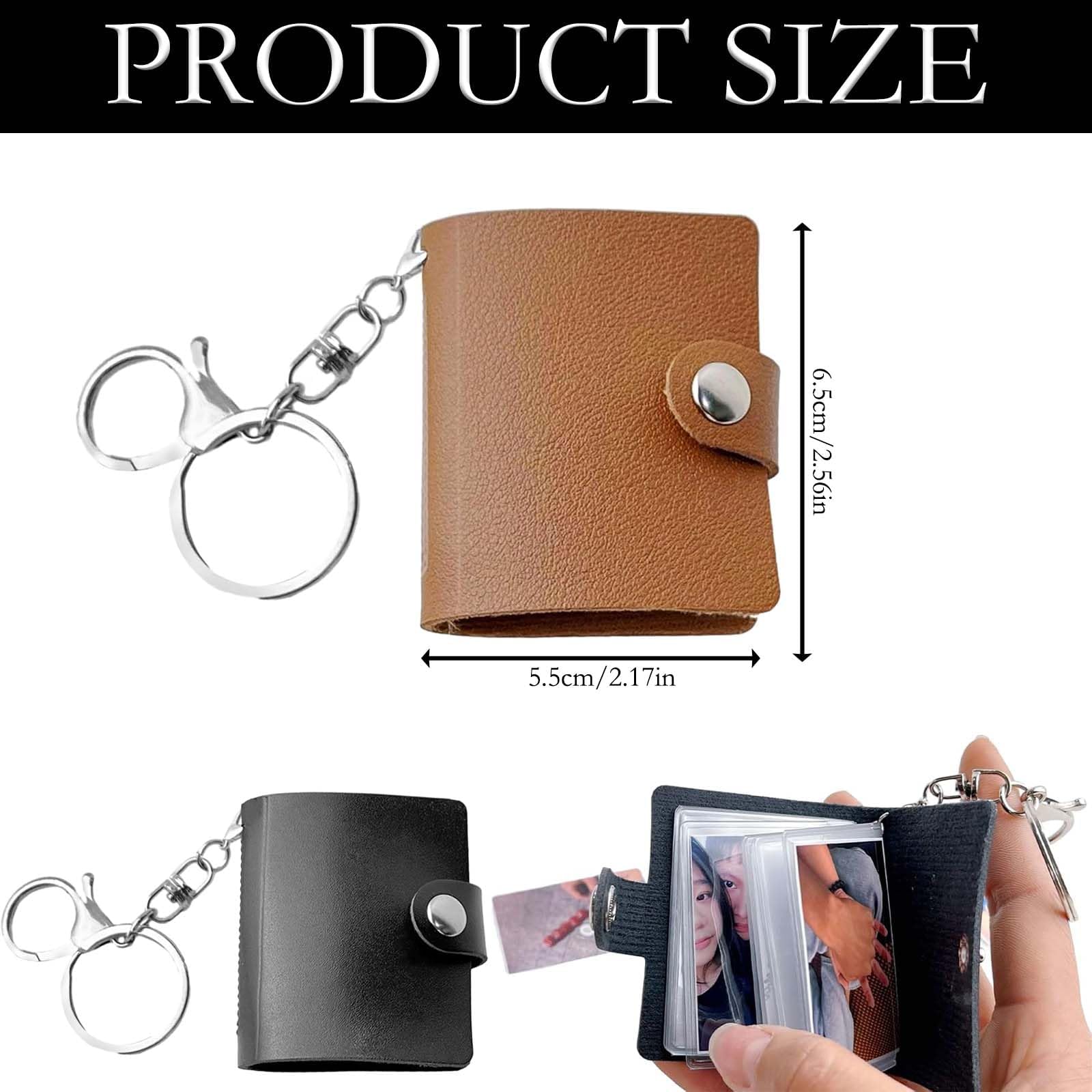 MXHBSTP 2Pcs Mini Scrapbook Keychain, Mini Photo Album Keyring - Image 2