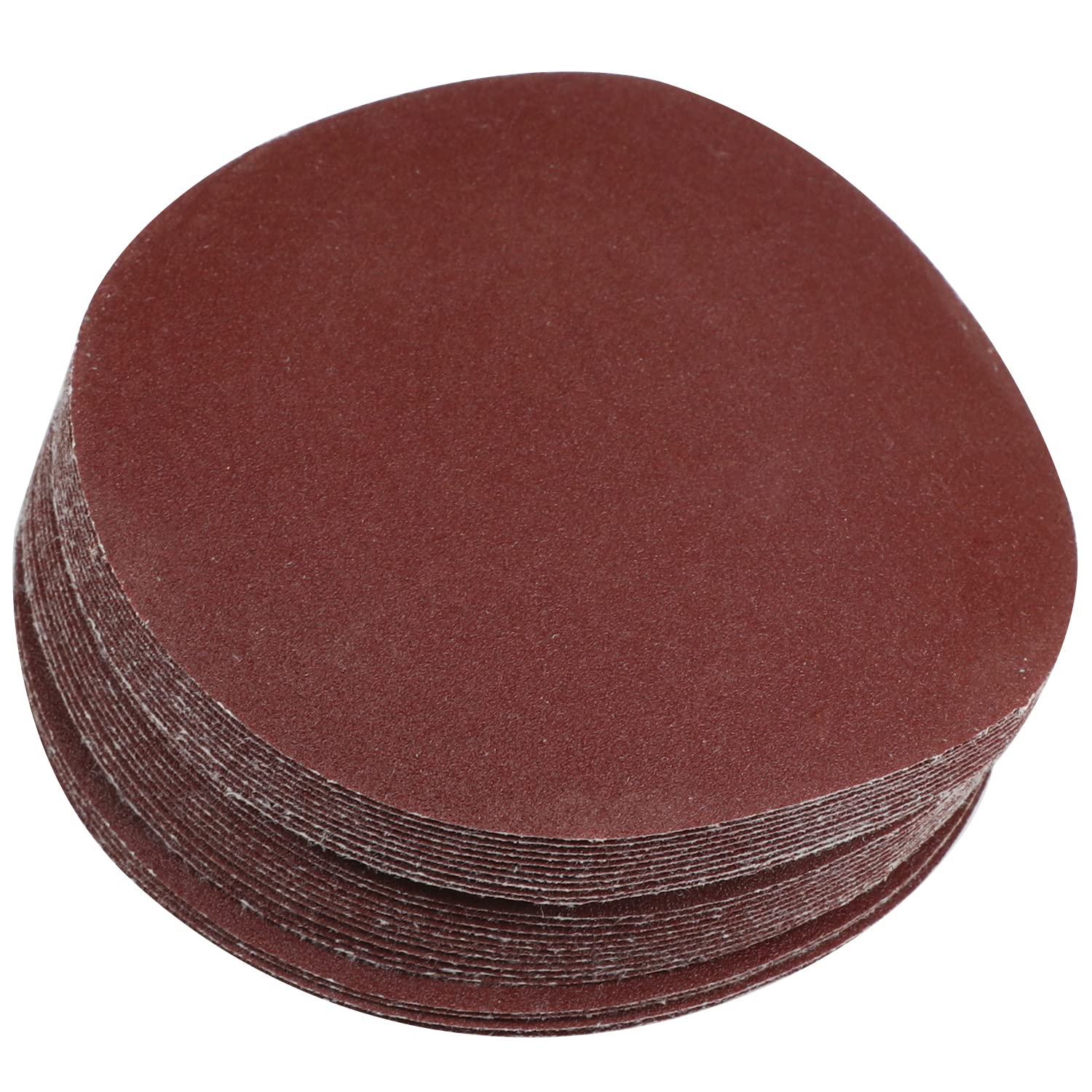 Auniwaig 25PCS 180 Grit 4 Inch 100mm Dia Hook and Loop Sanding Disc No Hole Orbital Sandpaper with Tack Cloth,Aluminum Oxide Round Flocking Sandpaper