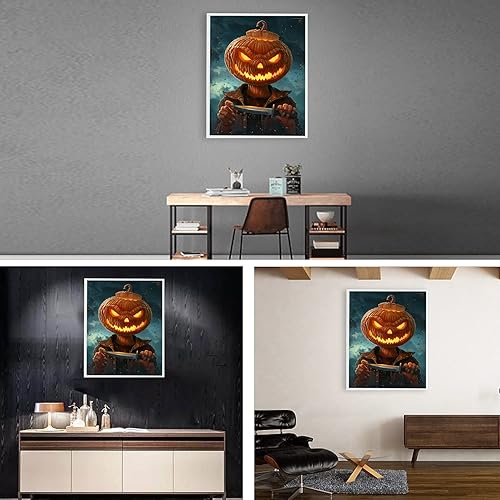 Miniatura 10 de FORLAND Kits de pintura de diamantes de Halloween para adultos principiantes  5D DIY Calavera Kit de diamantes de taladro completo kits de pintura