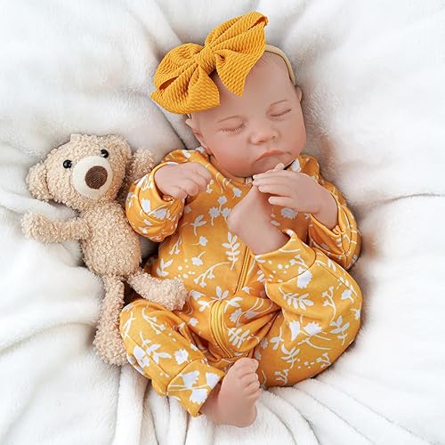 Miniatura 1 de Muñecas de bebé recién nacidas realistas de 20 pulgadas, muñecas realistas de la vida real, muñecas de vinilo suave de cuerpo completo con ropa y