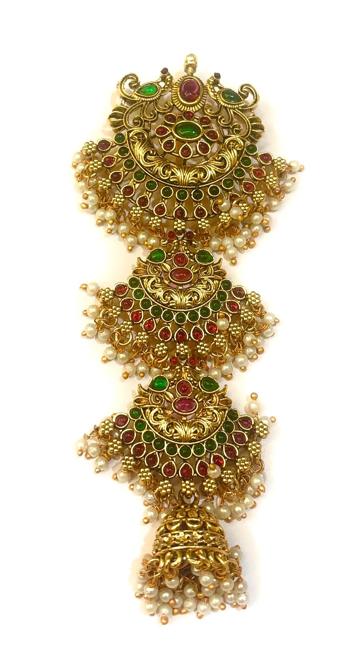 Adyashree Emporium Gold Plated Lakhsmi Design Bridal Jada Wedding Hair Braid Accessories Choti South Indian Traditional Hairband Wedding Bridal Lakshmi Hair Accessories Pack of 1 for Girls/women. (B0CNXRYNY6) Amazon Price History, Amazon Price Tracker