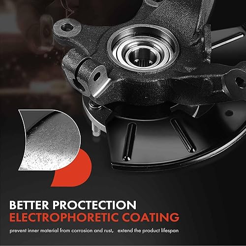 Miniatura 6 de A-Premium 2 bujes de nudillos de dirección delantera y rodamiento de rueda compatibles con Ford Escape 05-12, Mazda Tribute 05-11, Mercury Mariner