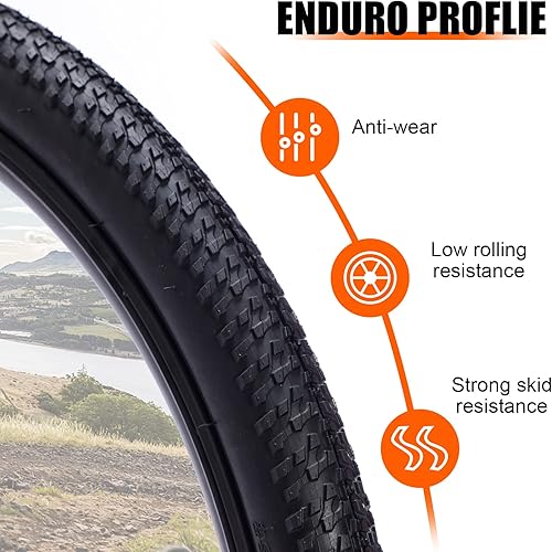 Miniatura 3 de WEEROCK OneTwo Pack 29 Inch Bike Tire 29 x 2.125 MTB Mountain Bike Tires Folding Bead Replacement Tyre for 29 Inch Bike