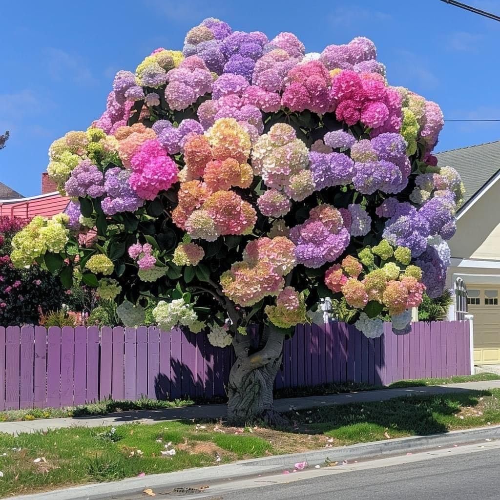 Hydrangea Imported Flower Seeds For Your Home Gardening | Pack of 70 to 80 seeds (MULTICOLOR)