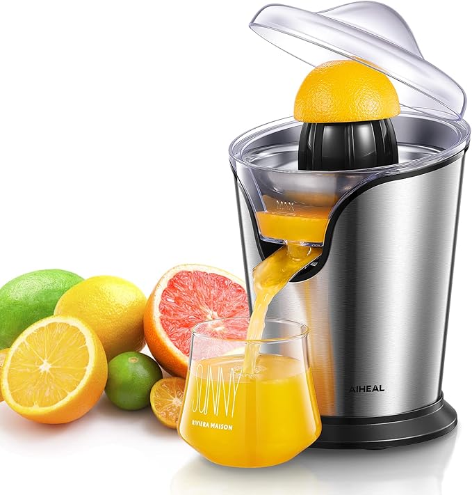 Aiheal Orange Juicer Machine Electric Citrus Juicer with