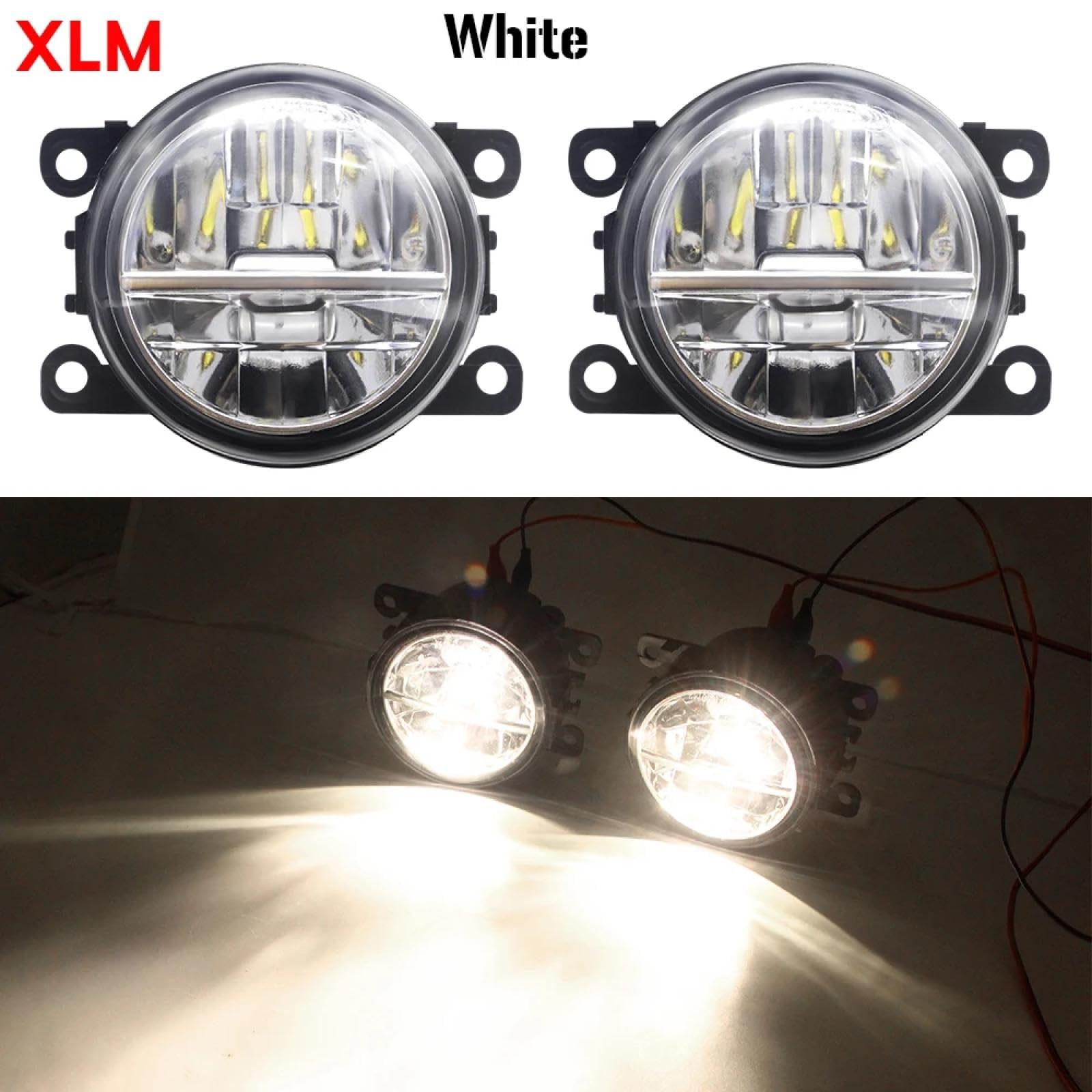 Mistlampen 2 X 30 W Przedni zderzak samochodowy LED Zespół świateł przeciwmgielnych DRL H11 Przeciwmgielne światła do jazdy dziennej Dla WRX 2015 2016 2017 2018 2019 2020