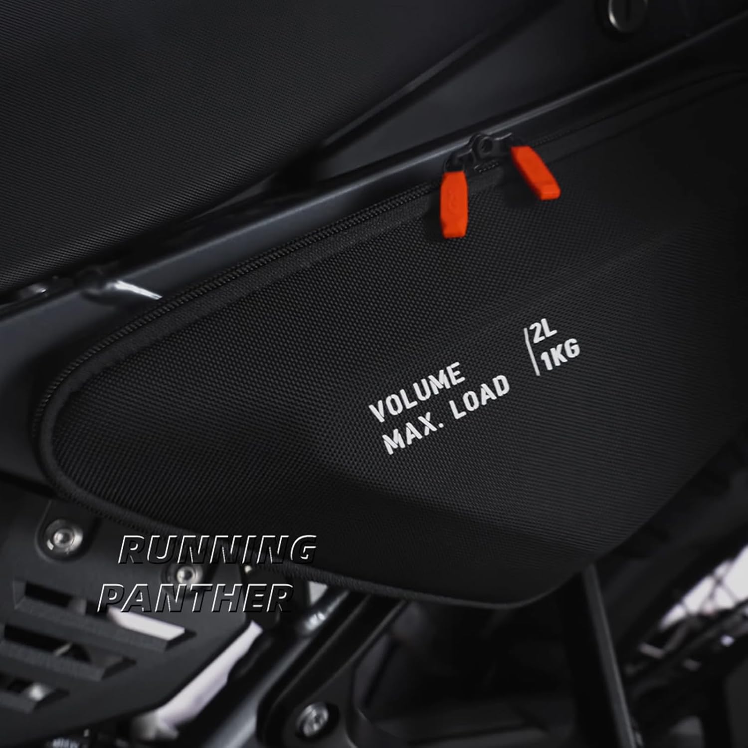 Fits for BMW R1300GS Adventure R 1300 GS R1300 GS ADV 2024 2025 Motorcycle Side Frame Bag 2L Volume Storage Bags Waterproof with Zipper Tour Pack Pouch Package (A Pair)