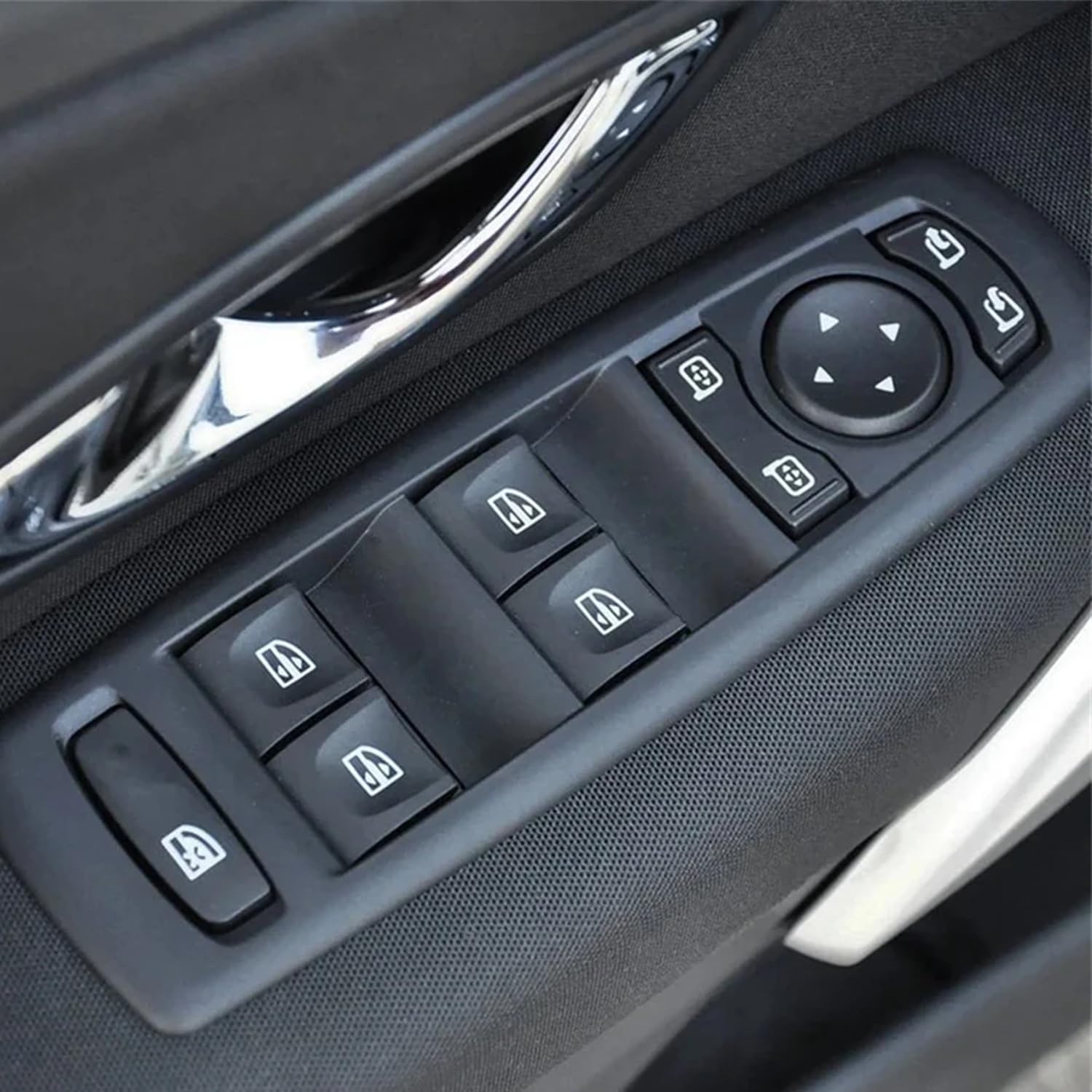 Pulsantiera Alzavetri 254000015R Interruttore di Comando Alzacristallo per auto 809610006R Compatibile per Renault Fluence Megane 3 Laguna 3