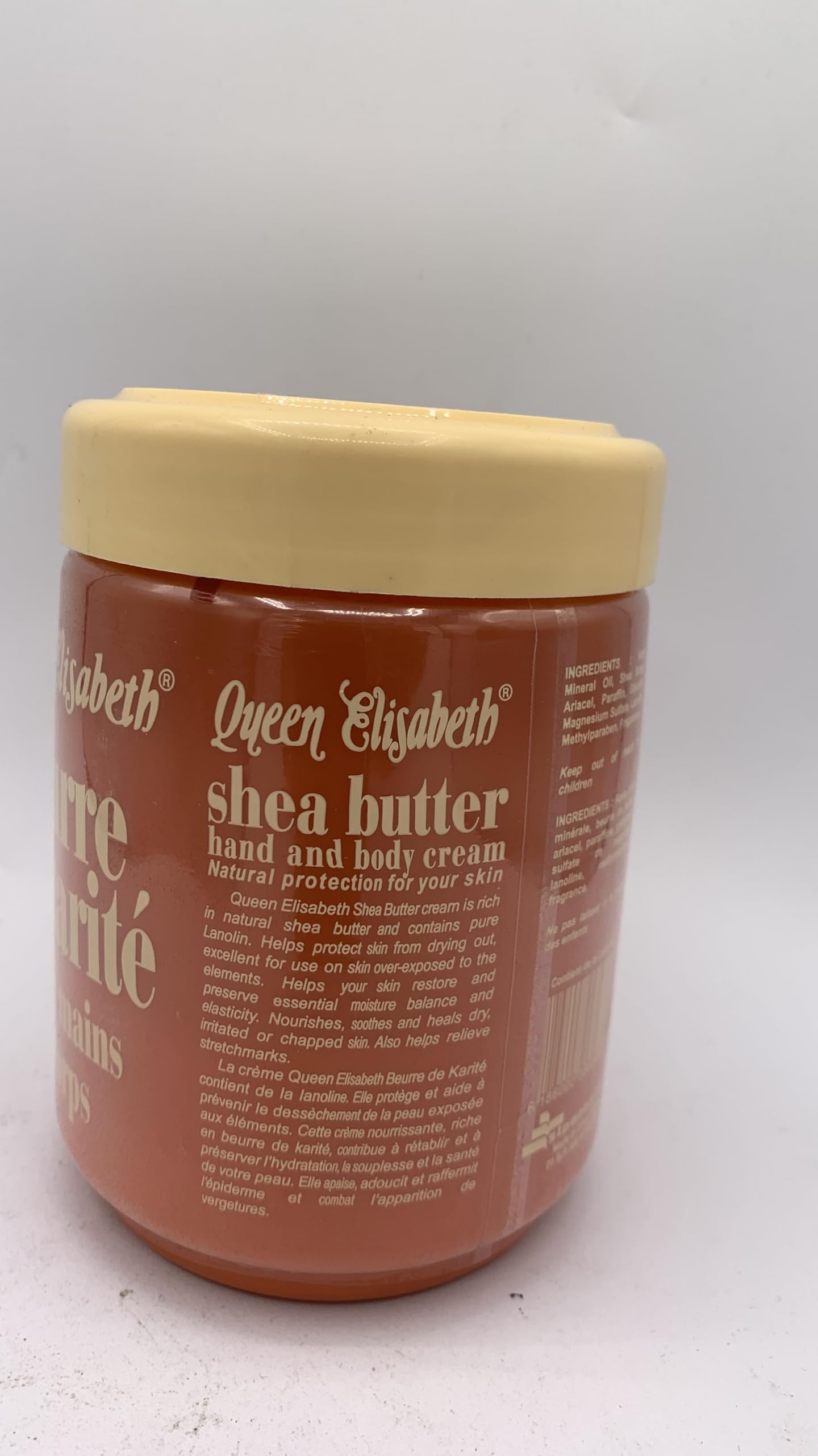 Queen Elizabeth Shea Butter Natural Protection For Your Skin, 17.6 Fl Oz (Pack of 1)