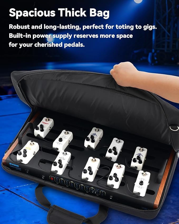 Pedalera de Efectos con Fuente Integrada RPB-550 24.02x12.6" miniatura 5