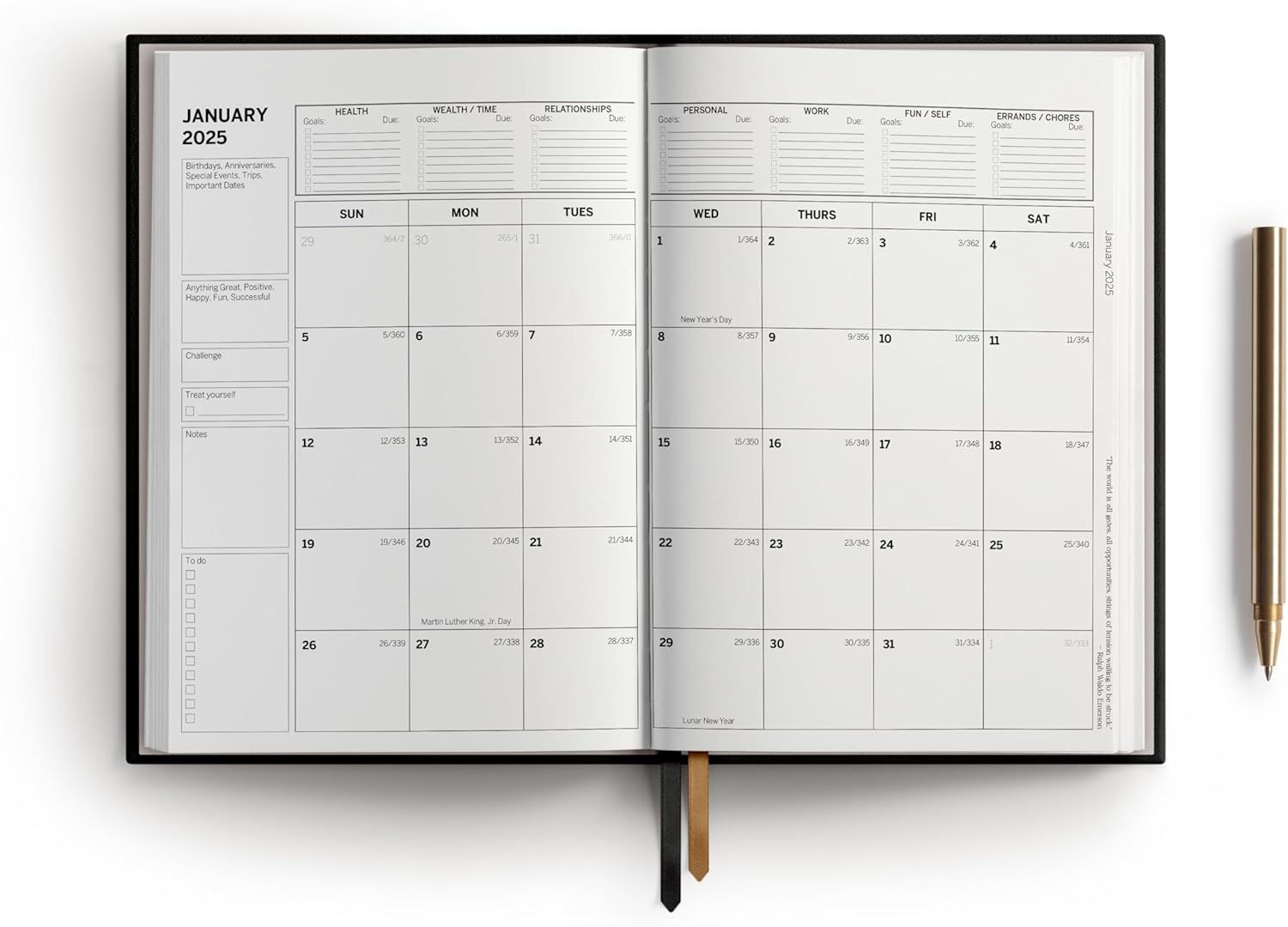 Yanshi 2026 Planner Weekly and Monthly Planner 2026 | Leather, Hardcover, High Performance, Productivity, Hourly, Daily Planner 2026 for Women & Men | Agenda 2026 - Yearly Planner 2026