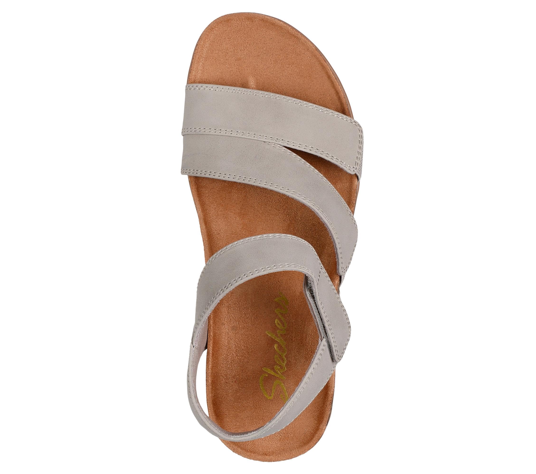 Skechers Sandalias elevadas y cómodas para mujer