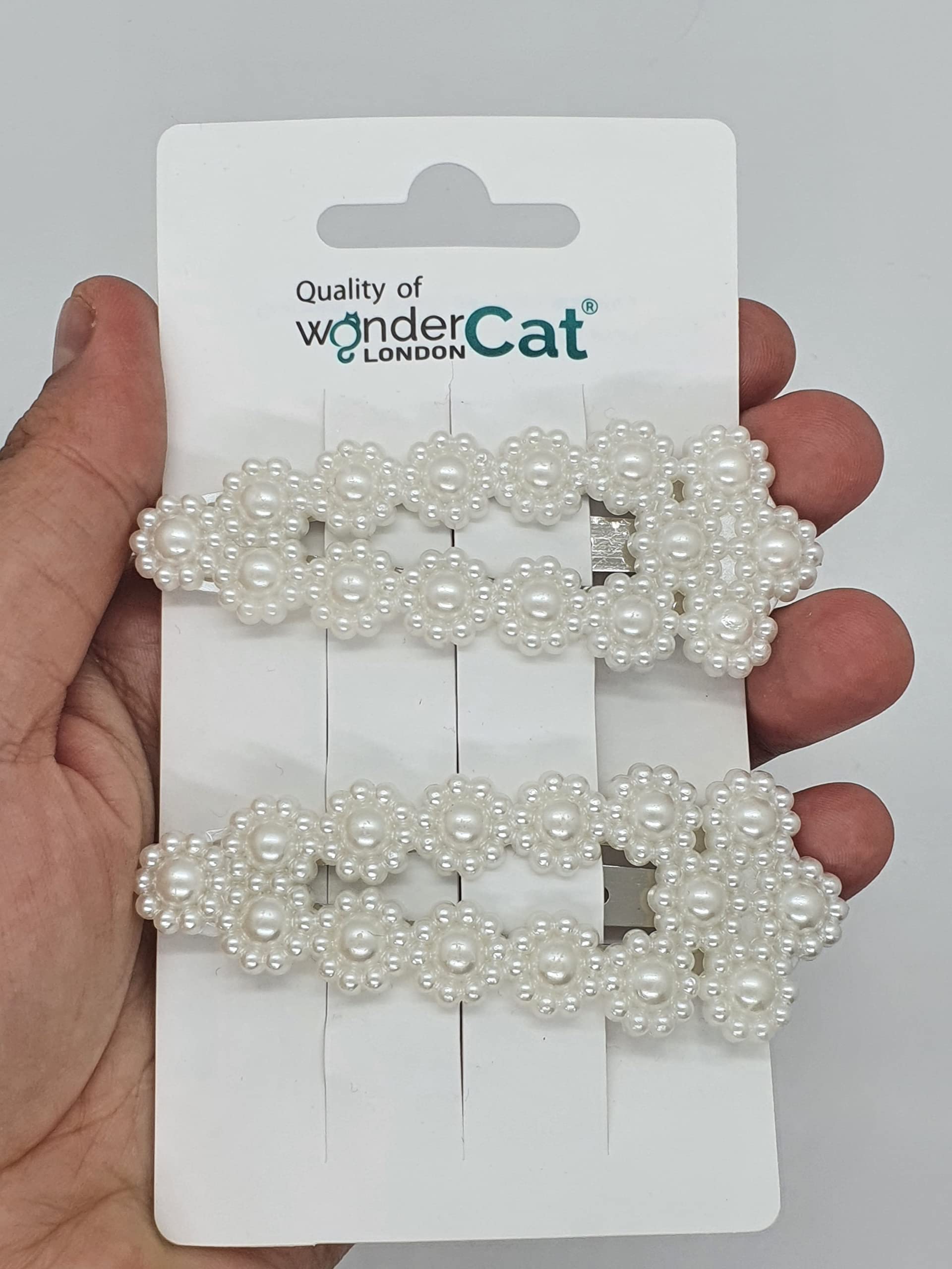 2 Pcs Pearl Hair Clips, Hair Clips for Women Girls Hair Barrettes Hairpins Headwear (Z2PEAFIY)