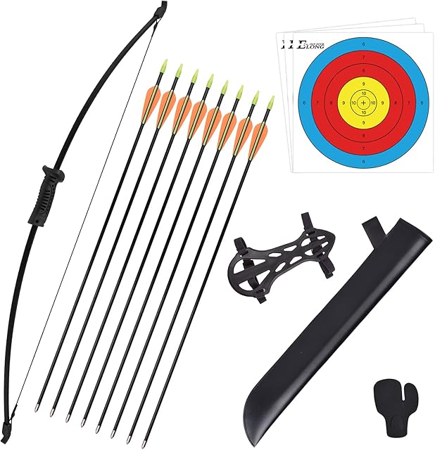 NIKA ARCHERY Youth Recurve Bow and Arrow Set Children Junior Archery Training Kids Teams Game Gift