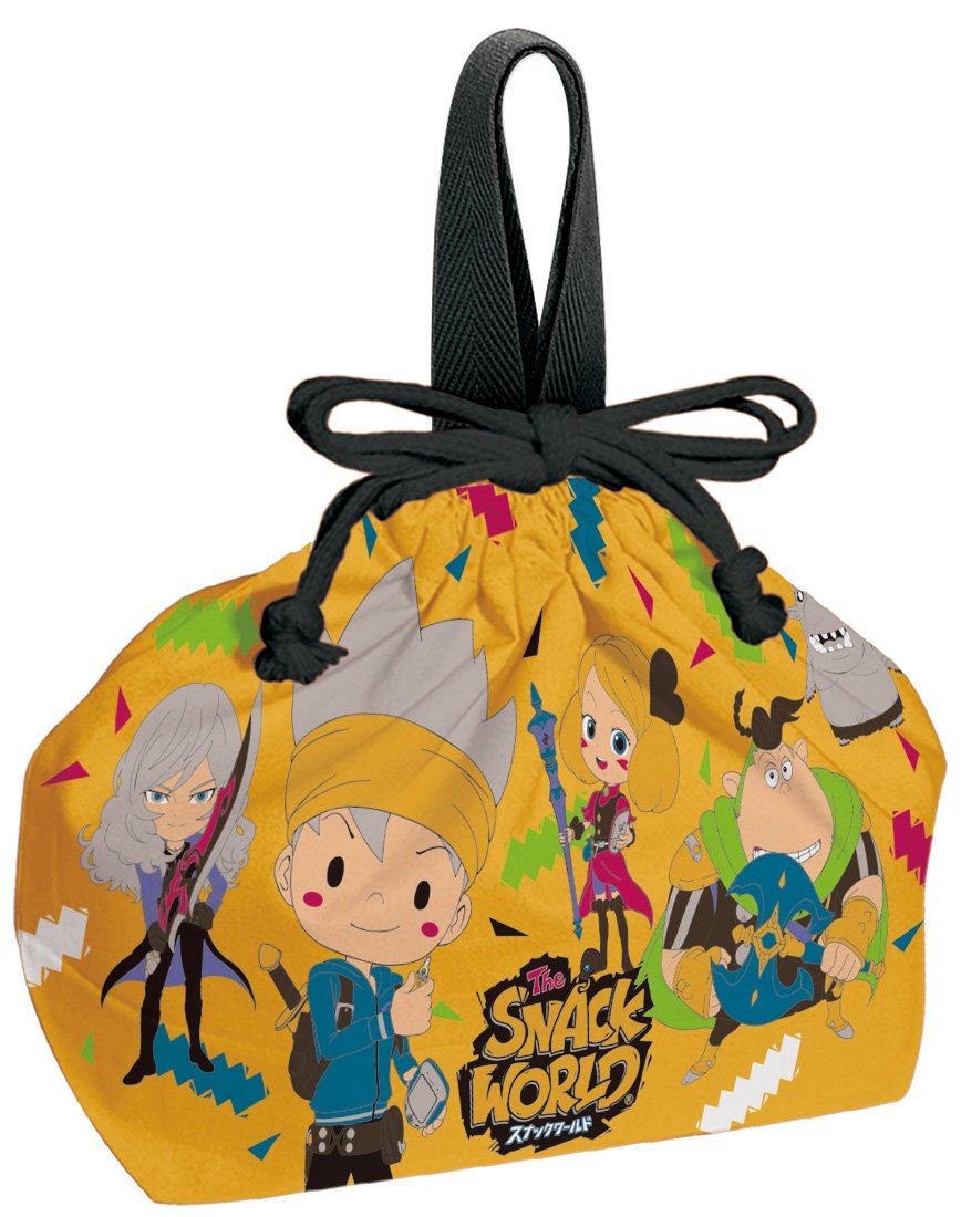 Lunch purse Snack World en toile robuste aux finitions soignées