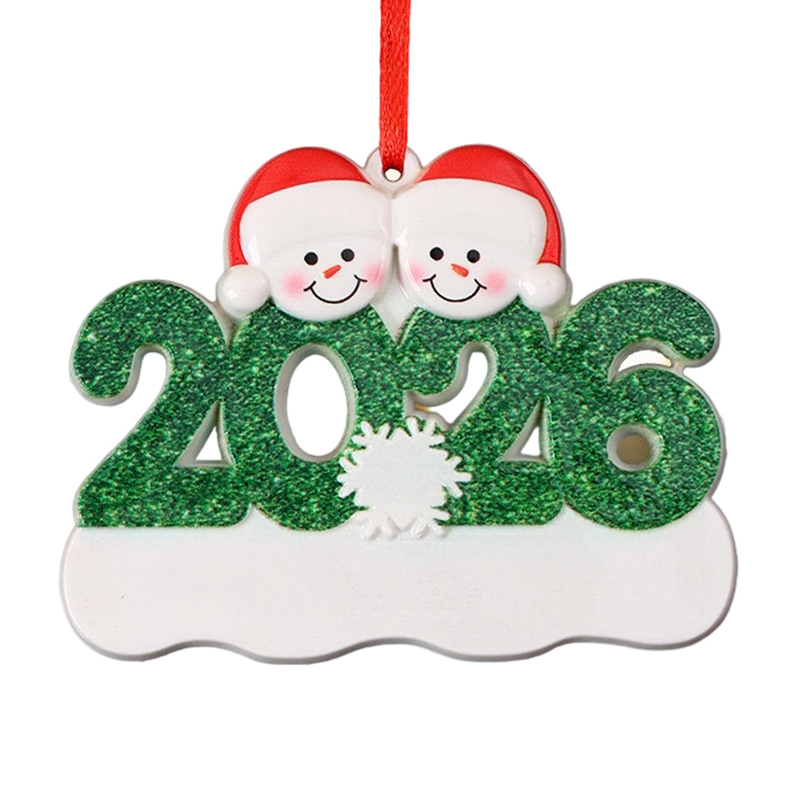 KAQNTUD 2. Festive Snowman Couple Hanging Ornament Resin Family Love Christmas Tree Decoration Couple Snowman Hanging Decoration For Christmas Tree