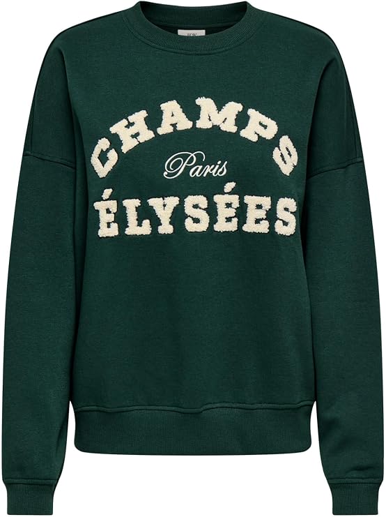 JDY Jdymesa L/S O-Neck Emb Sweat Jrs Noos Jdy Mesa L/S O-Neck Emb Sweat…