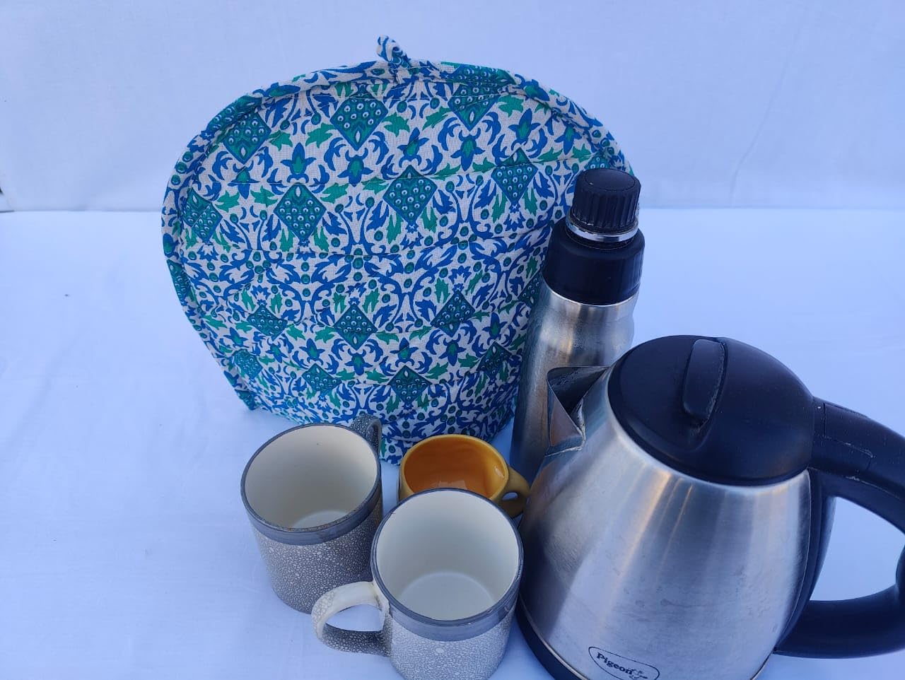 Hand Block Tea Cozy - Keep Tea Warm! -4 Hand Block Tea Cozy - Keep Tea Warm! -4