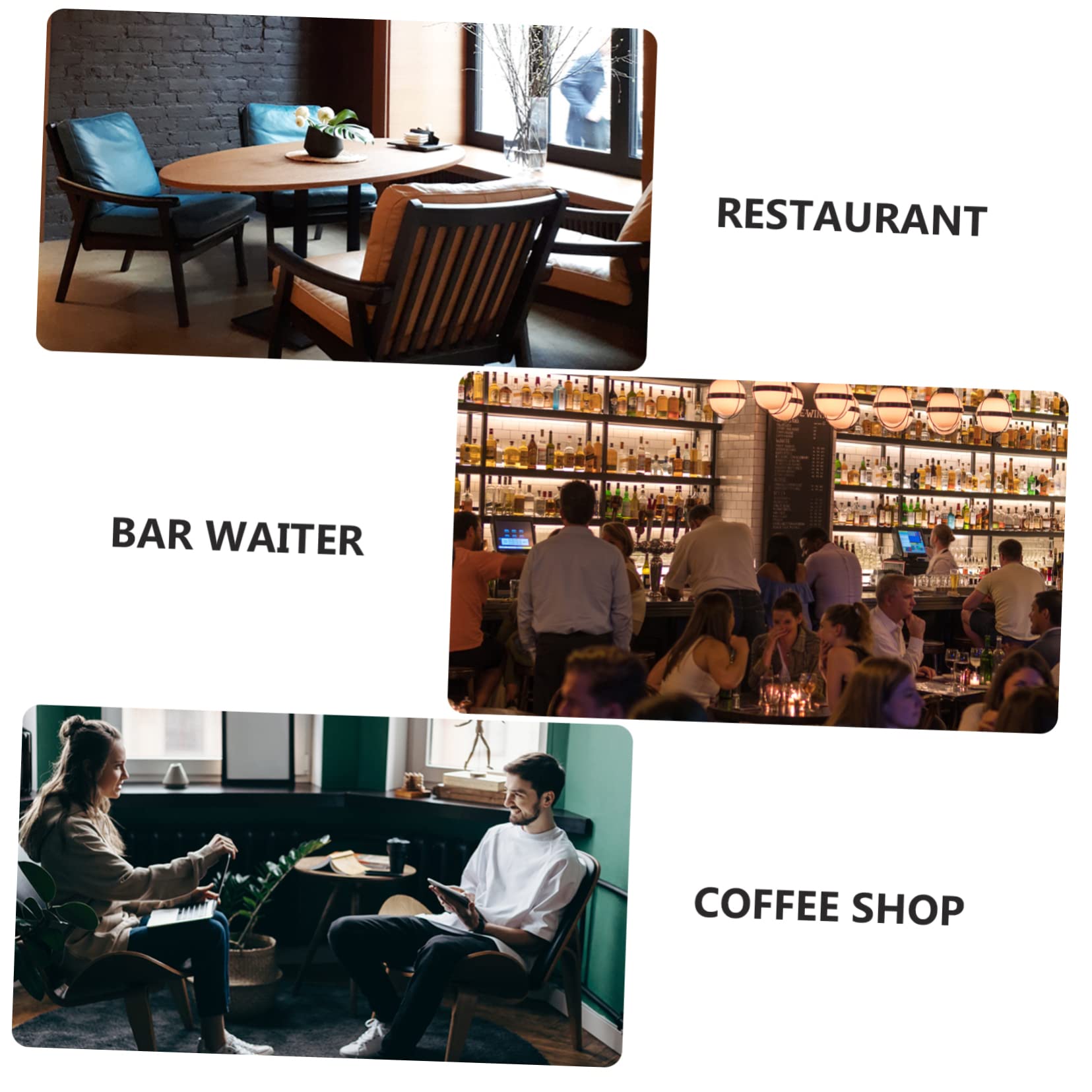 STOBAZA No Smoking Signboard 2 Pack Table Cards Non Smoking Table Signs for Wedding Restaurant