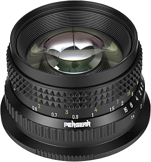 PERGEAR 50 mm F1.4 Full Frame Lens with Manual Focus for