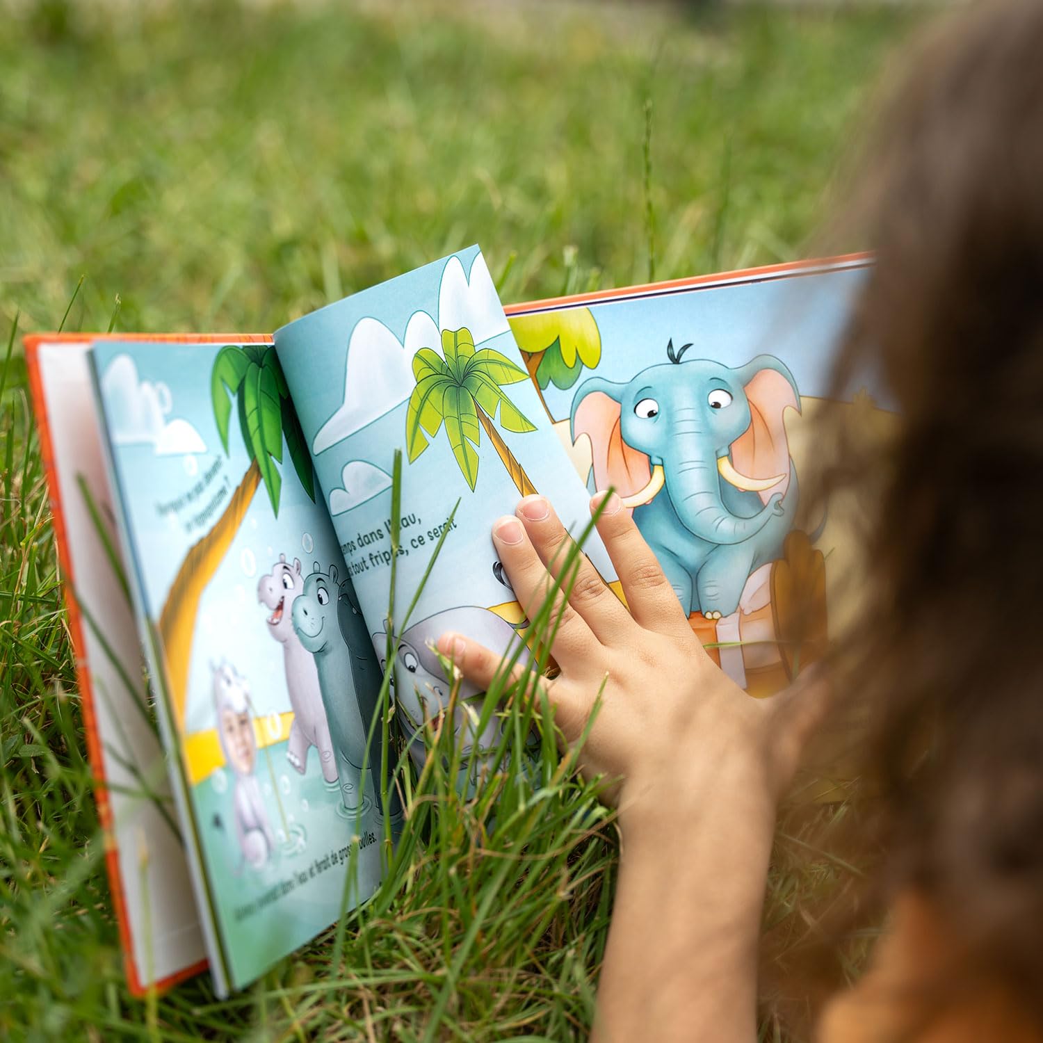 Livre personnalisé pour Enfant avec prénom et Photo | en Route pour la Savane | Cadeau Original