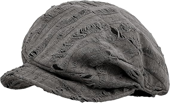 Pocadri Slouchy Pleated Newsboy Hats for Women Men Spring/Fall Retro Beret Hat Visor Lightweight Cabbie Cap