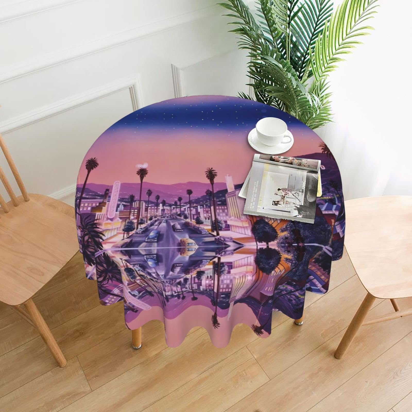 Nappe ronde 152 cm imperméable infroissable table