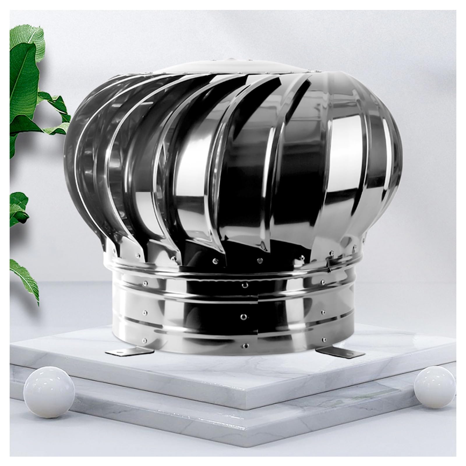 Extracteur rotatif acier inoxydable 304 durable pour toiture