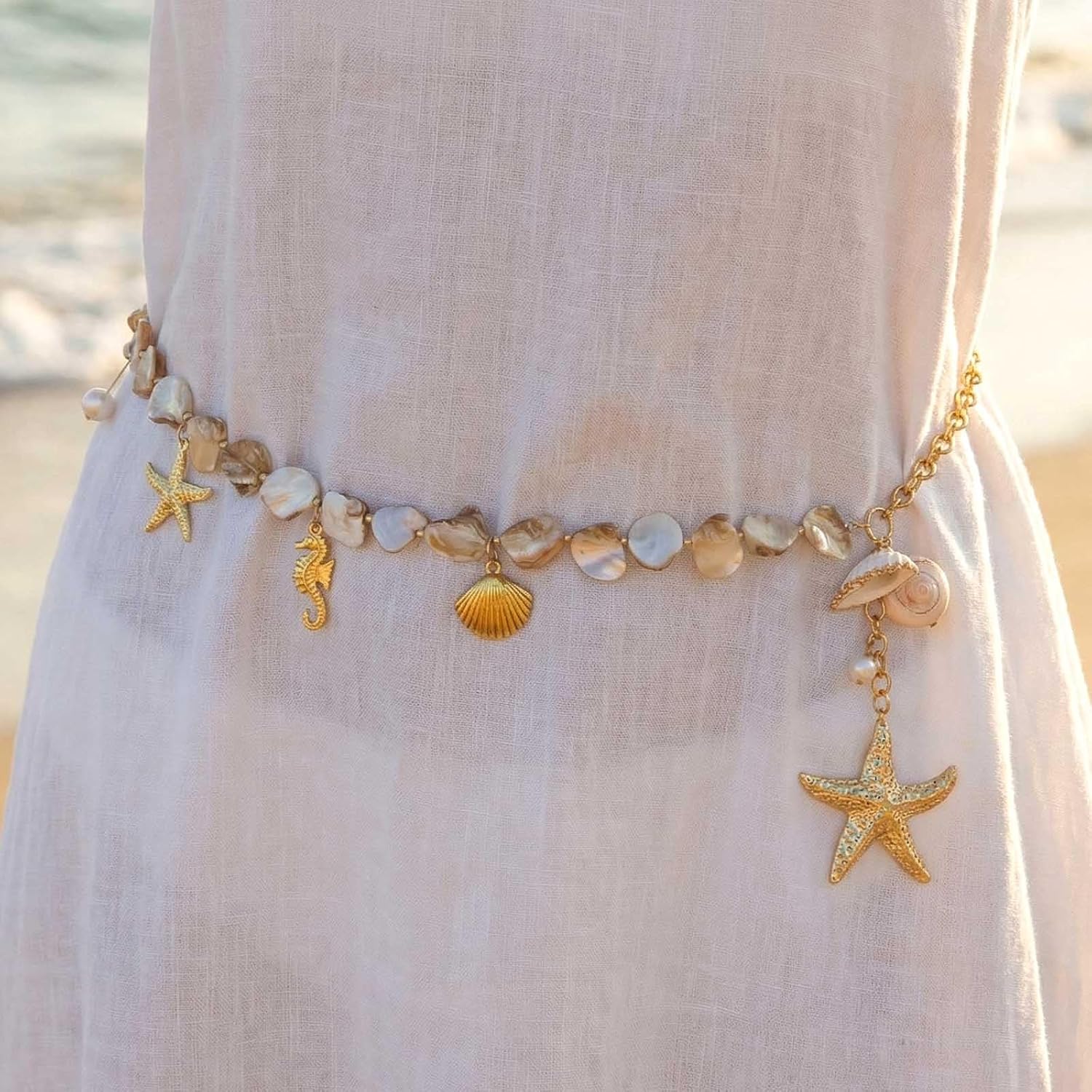 Seashell Waist Chain Belt Body Chain Oceanic Jewelry Accessories for Women - Image 4