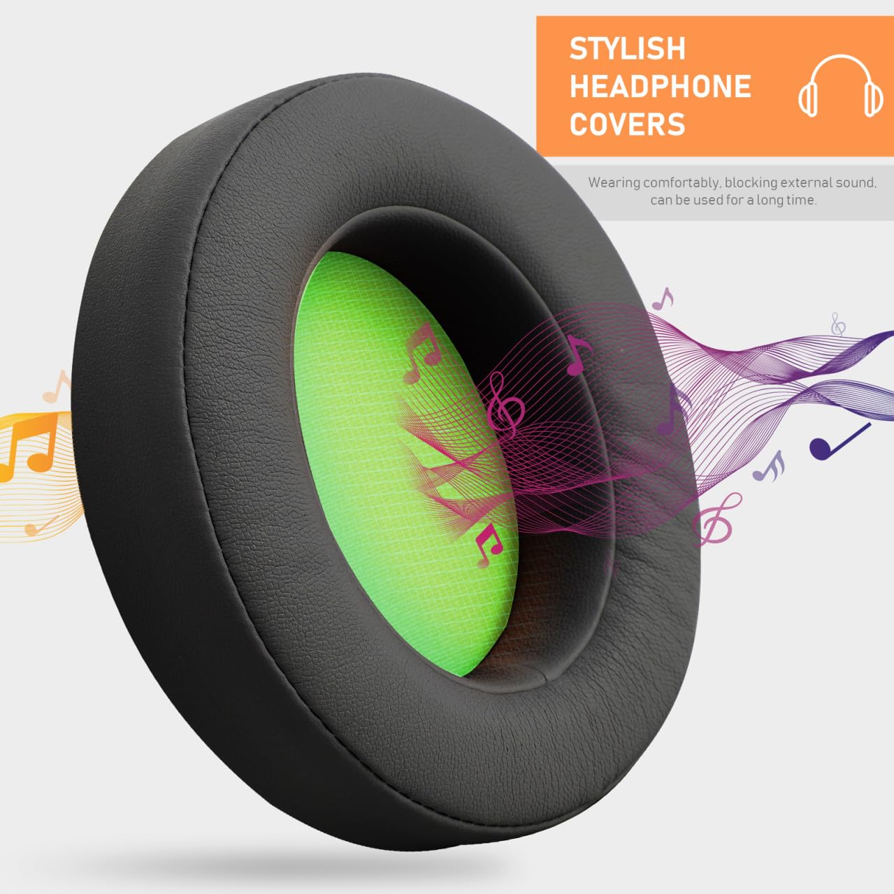 Mobestech 3pares Almohadillas De Repuesto para Auriculares Kraken Cómodas y Fáciles De Instalar Pack De Diseño Ergonómico Mejoran La Calidad del Sonido