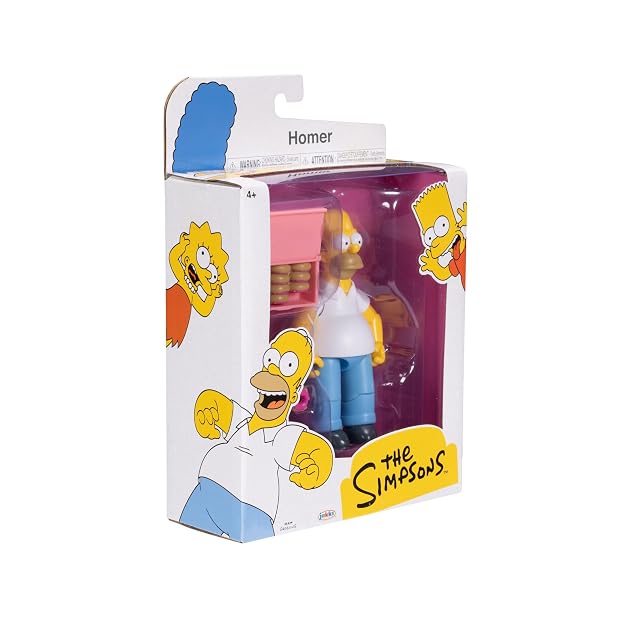 Foto 6 de 8 de Los Simpsons - Figura Hommer de 13 cm Totalmente articulada - Figura Coleccionista de los Simpsons