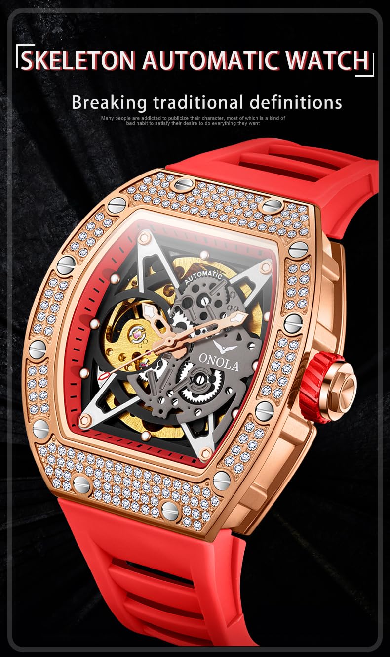 Orologio da uomo alla moda e di affari di fascia alta meccanico orologio impermeabile orologio sportivo e tempo libero orologio da uomo
