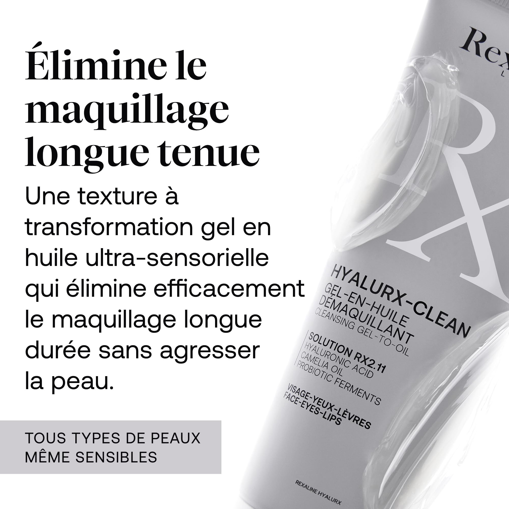 HYALURX CLEAN oil-based makeup remover gel - Image 2