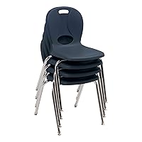 Vista 17 de Learniture LNT-110-CSW-AS Structure Series Sillas preescolares, rojo, verde, amarillo, azul (paquete de 4)