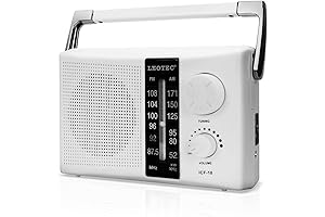 LEOTEC AM FM Transistor Radio Receiver Portable Indoor Outdoor