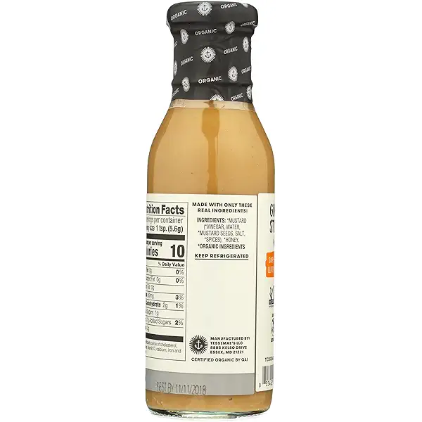 TESSEMAE'S Organic Honey Mustard, 10 FZ 4