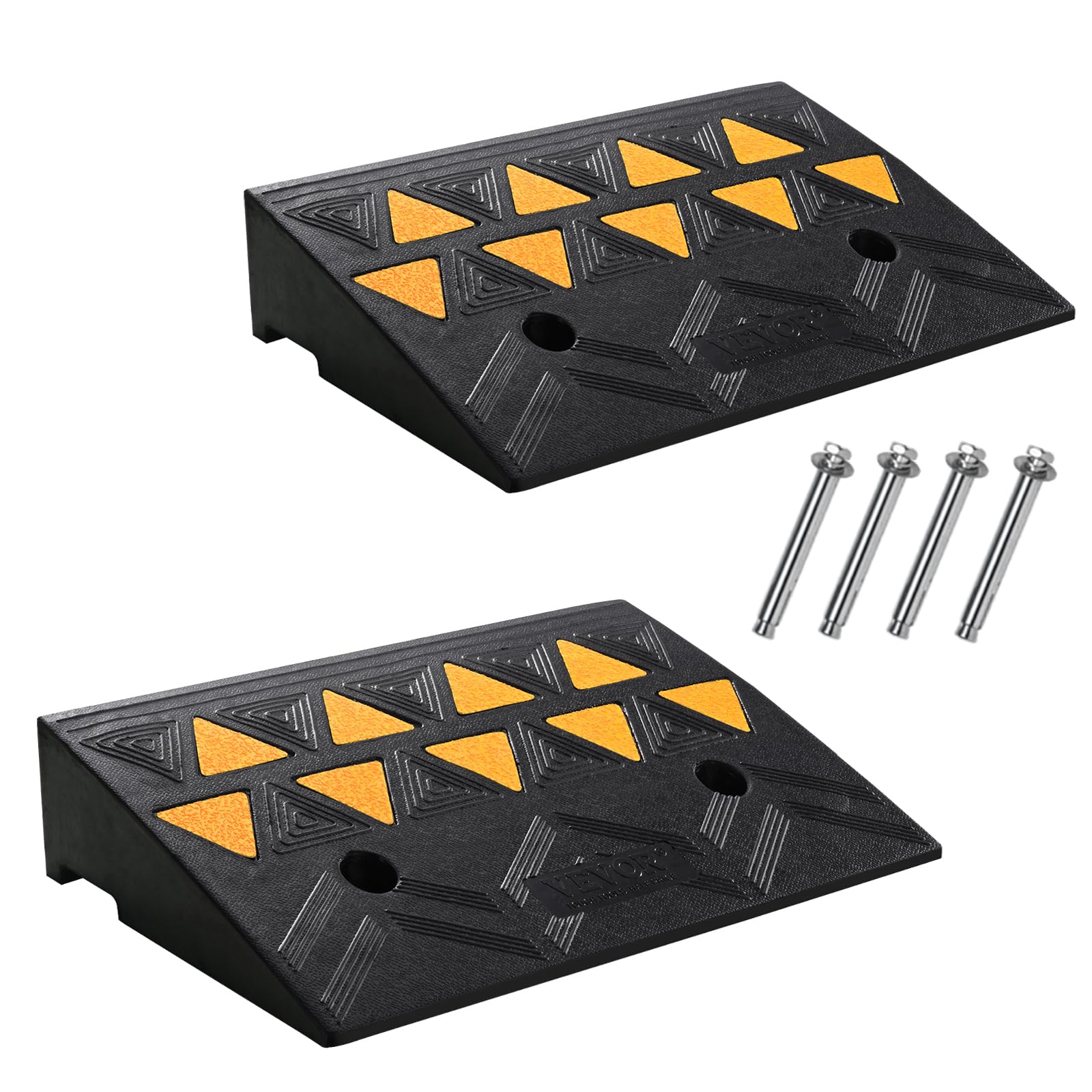 VEVOR Rubber Curb Ramp 2 Pack