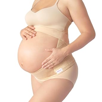 Pregnancy Girdle-Adjustable Maternity Support Pregnancy Girdle -Maternity Girdle Pregnancy Soft Fabric Black, Medium