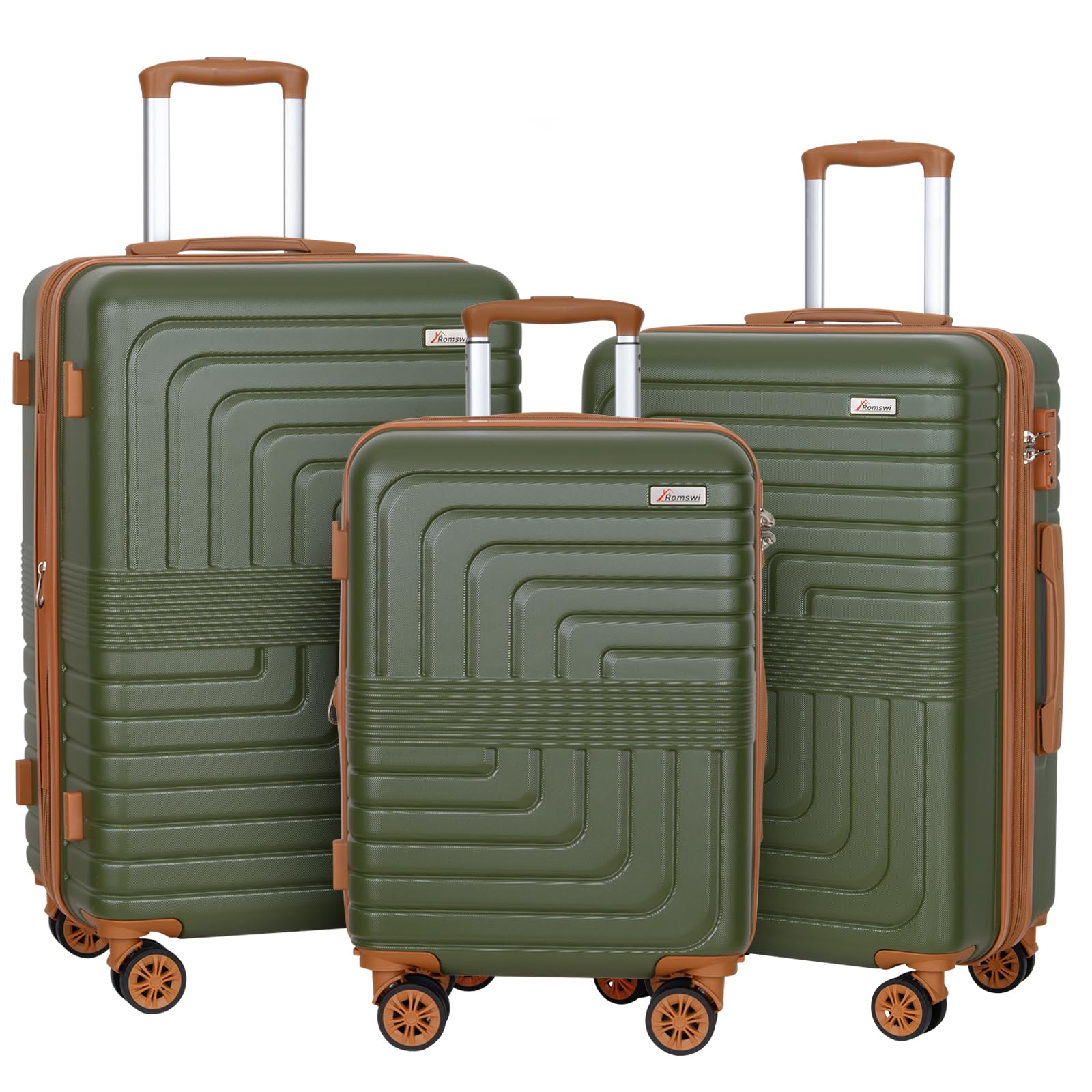 Romswi 3-Piece Expandable Luggage Set