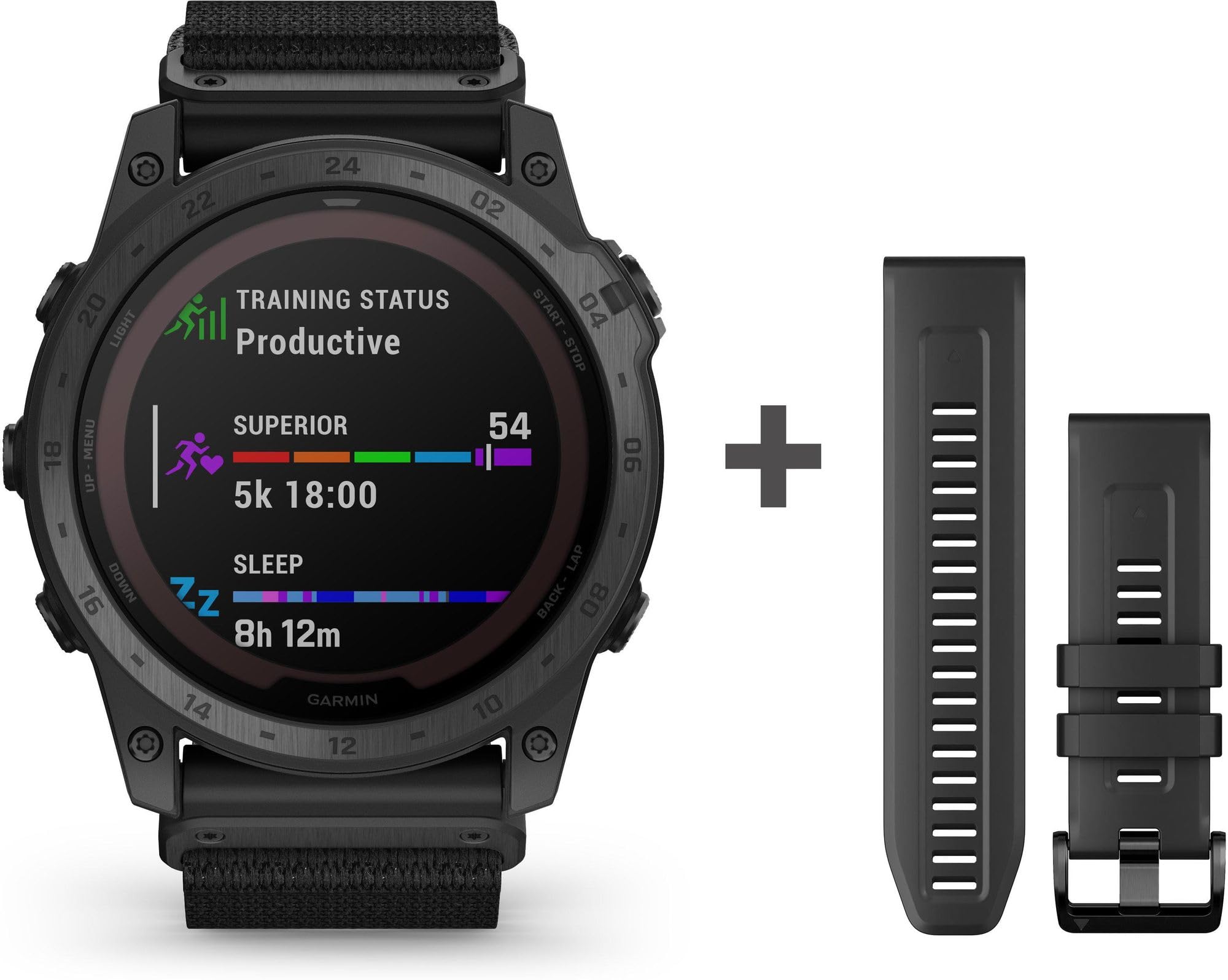 Garmin - 010-02704-11 - tactix 7 - Profi-Edition - Taktische Premium-GPS-Smartwatch mit Nylonarmband - Solar