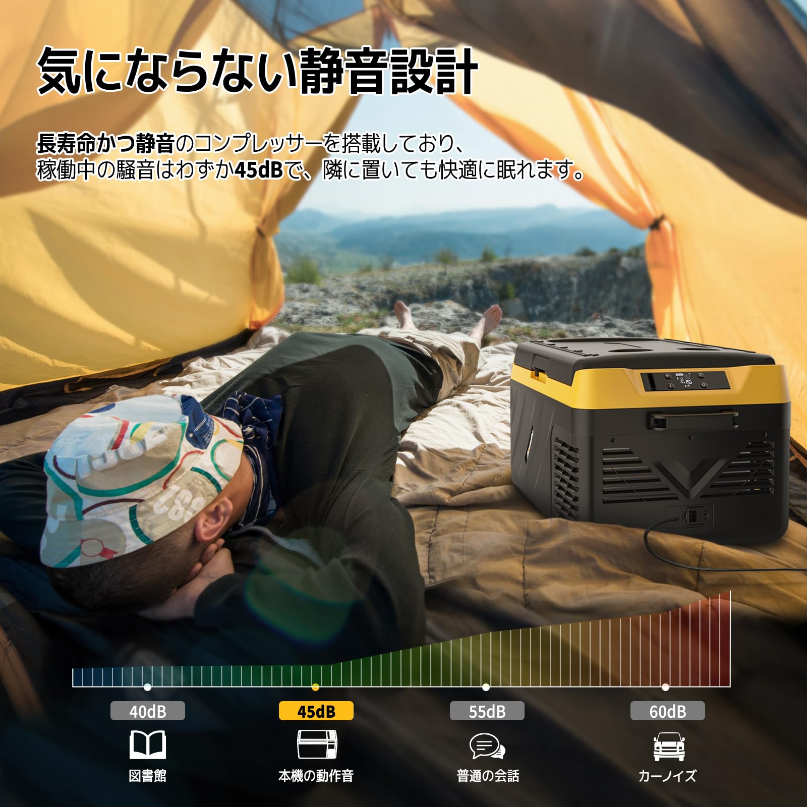 Amazon.co.jp: BougeRV ポータブル冷蔵庫 車載冷蔵庫 20L