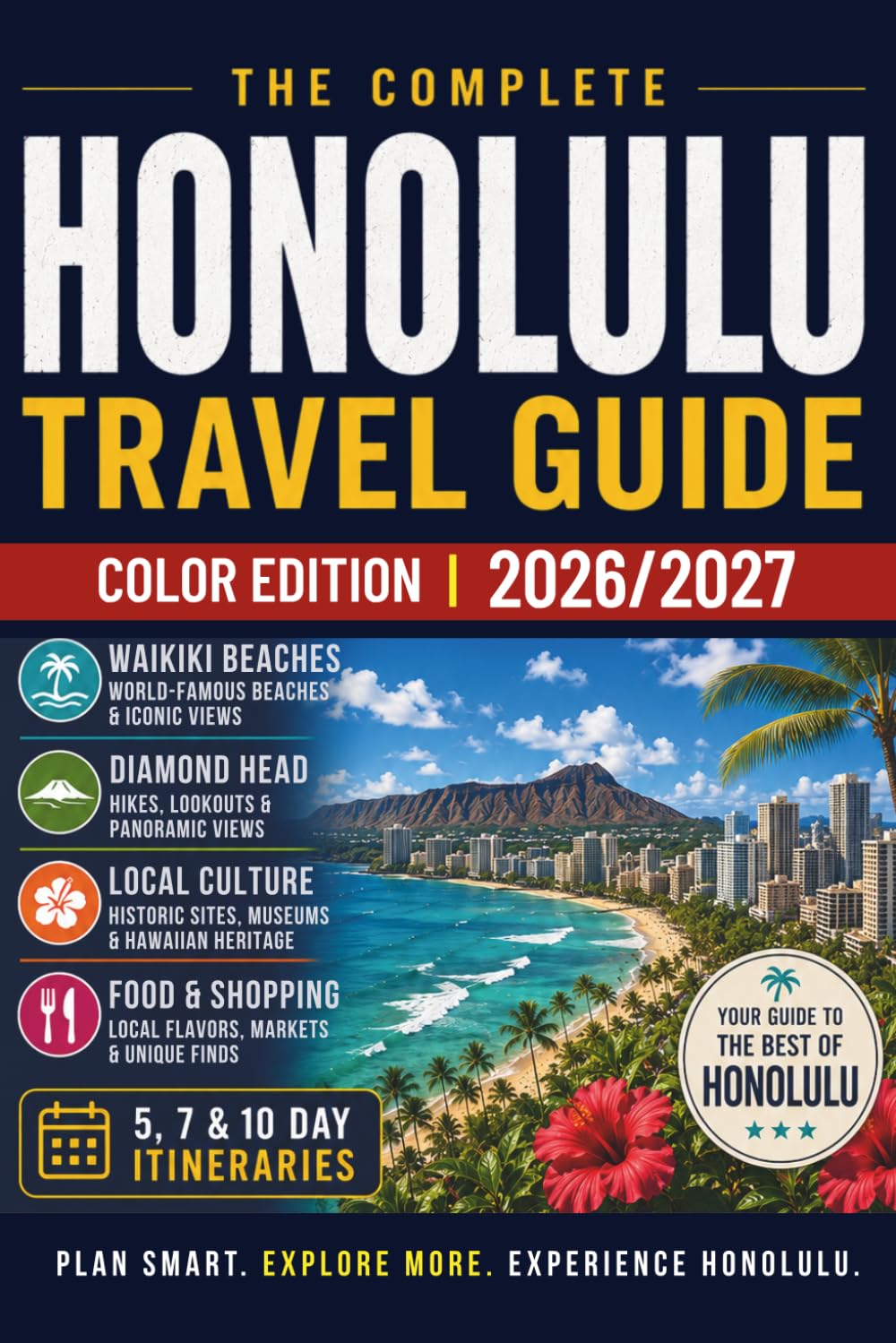 Honolulu Travel Guide: Top Attractions, Practical Tips & Everything You Need to Plan Your Trip (FULL COLOR EDITION) (Hawaii Travel Books)
