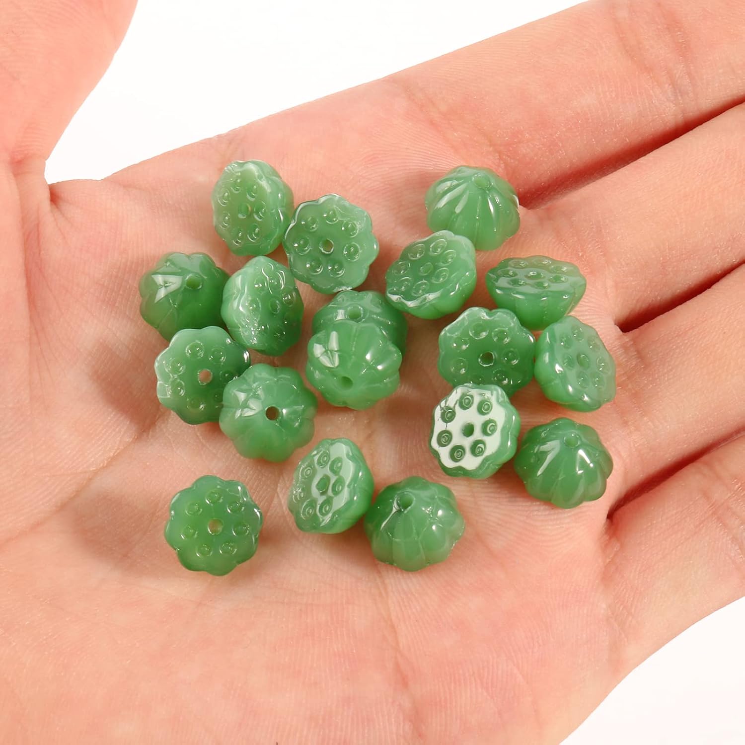 Random Assorted Glass Beads (100 PCS) for Jewelry Making, Mixed Shapes & Colors Lampwork Loose Beads for Most Major Charm Bracelets - Image 3