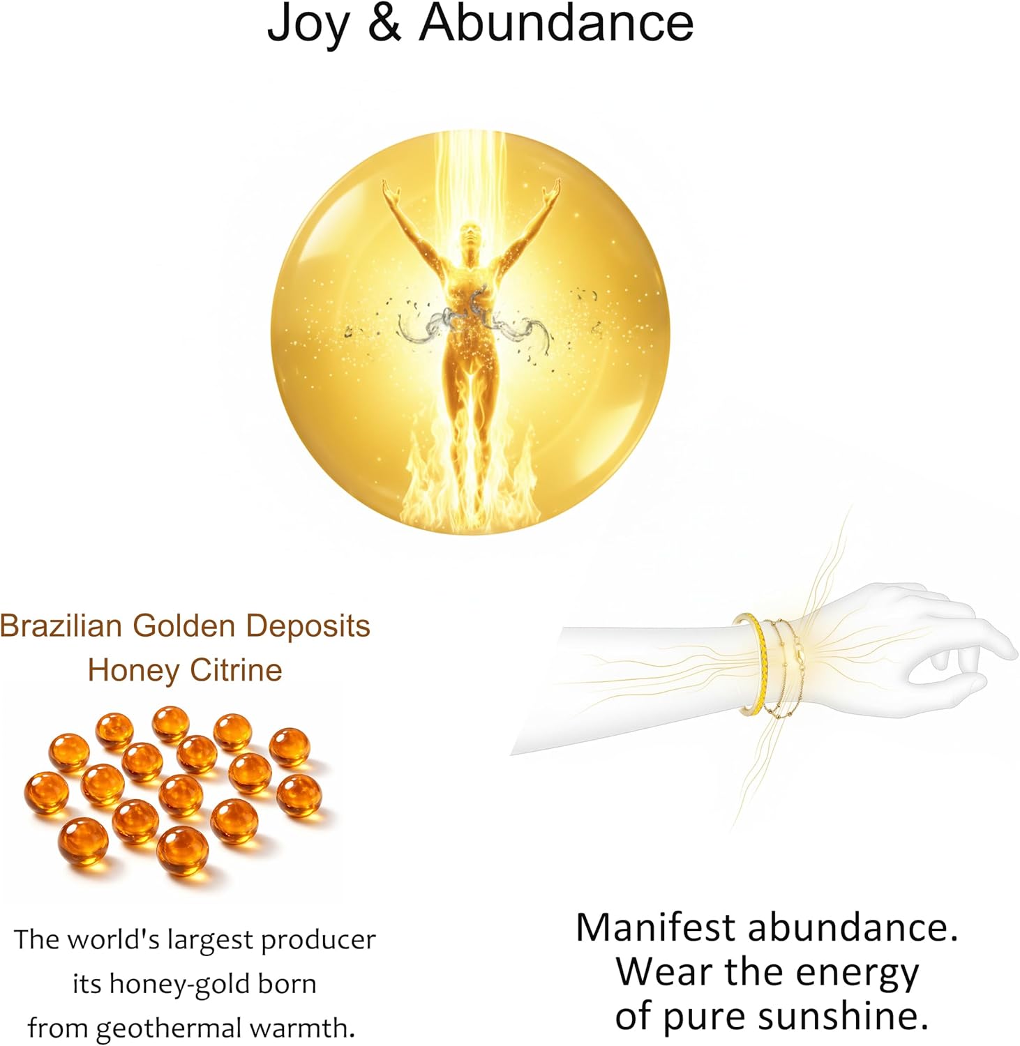 Intentional Healing Stones Bracelet for Women, 3PCS Layered Set with Semi‑Precious Stone Beads, Inspirational Jewelry for Calm Rituals & Emotional Balance - Image 2