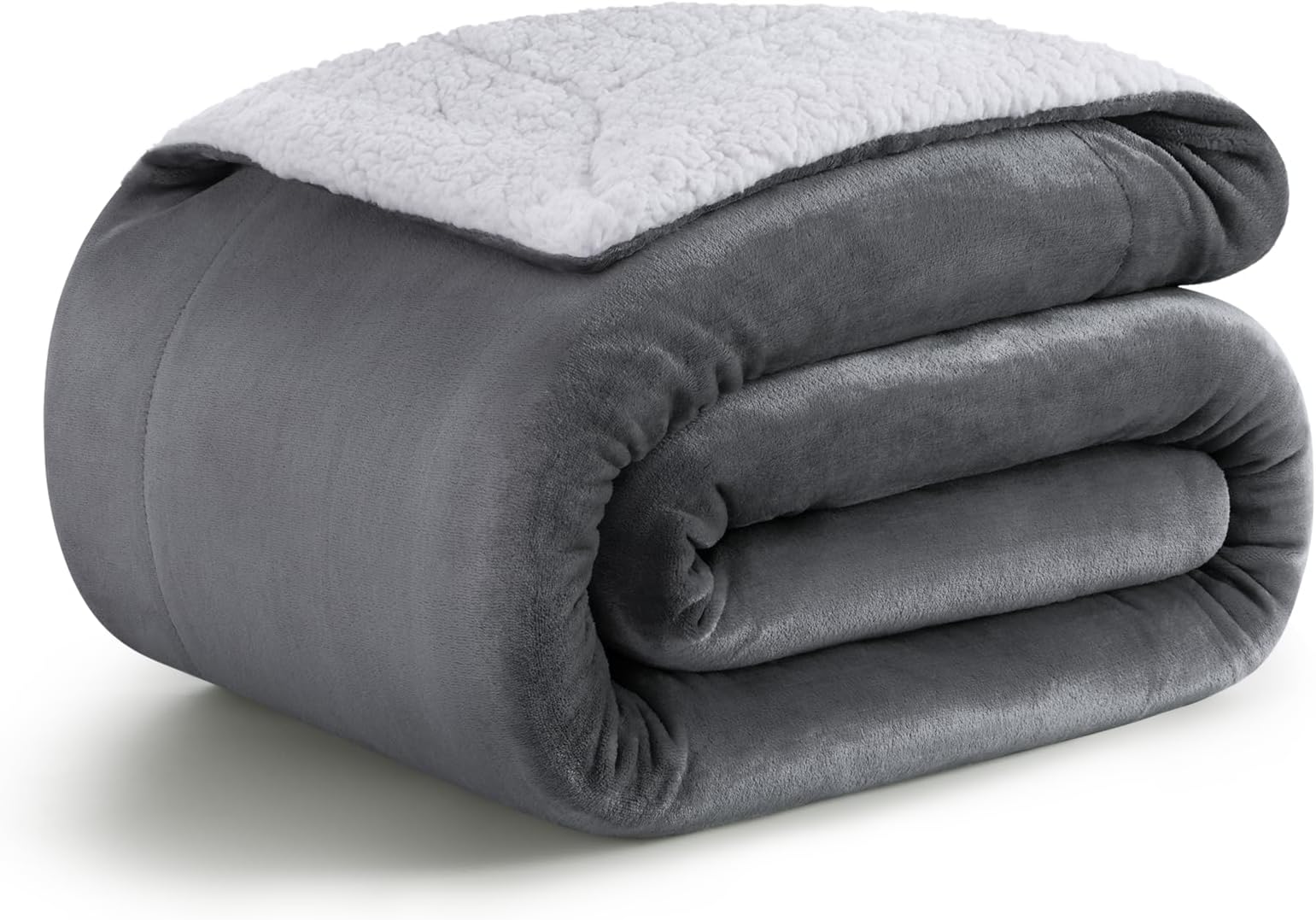 KANKAEU Cosy Fleece Blanket 200x230 cm, Fluffy Sherpa Fleece Blanket for Sofa, Thick Warm Cosy Blanket, Perfect Winter Throws for Sofas, Easy-Care, Fluffy Blanket for Comfort, Ideal as a Gift