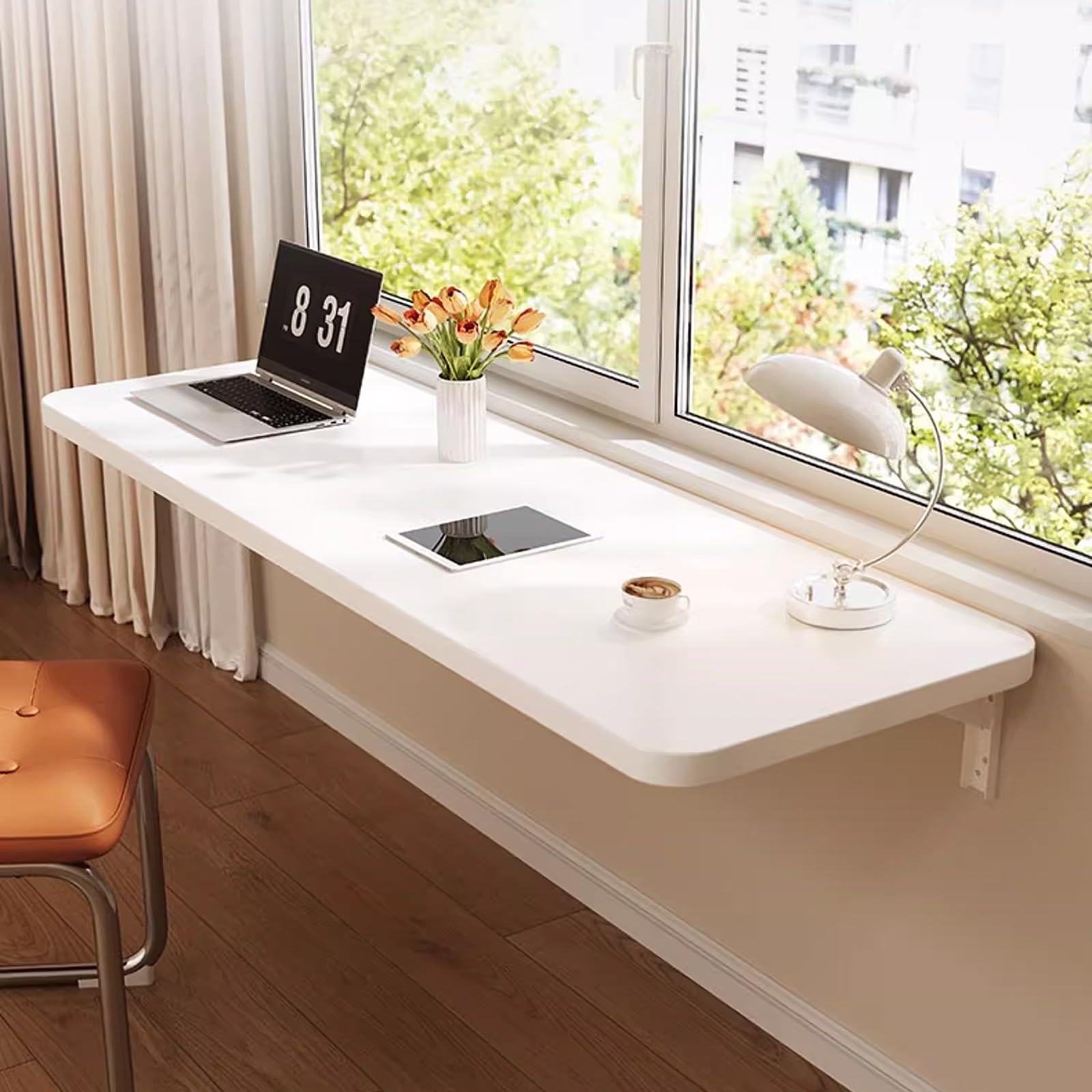 Table de cuisine murale pliable pour retrouver la liberté de circuler